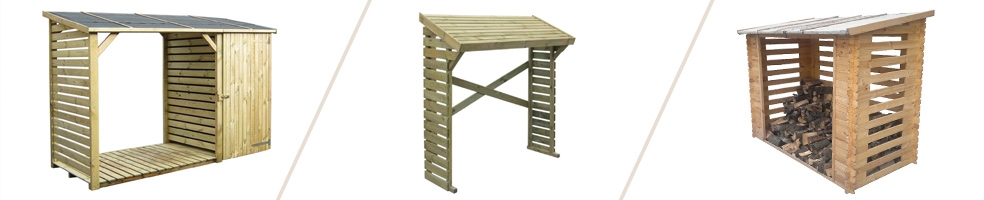 Abri pour bois de chauffage